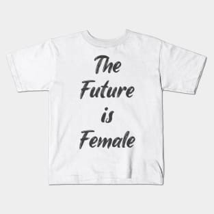 Feminist Future is Female Stickers Kids T-Shirt